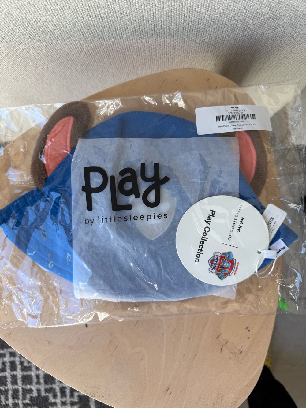 Little Sleepies Paw Patrol Bucket Hat 6-12 month